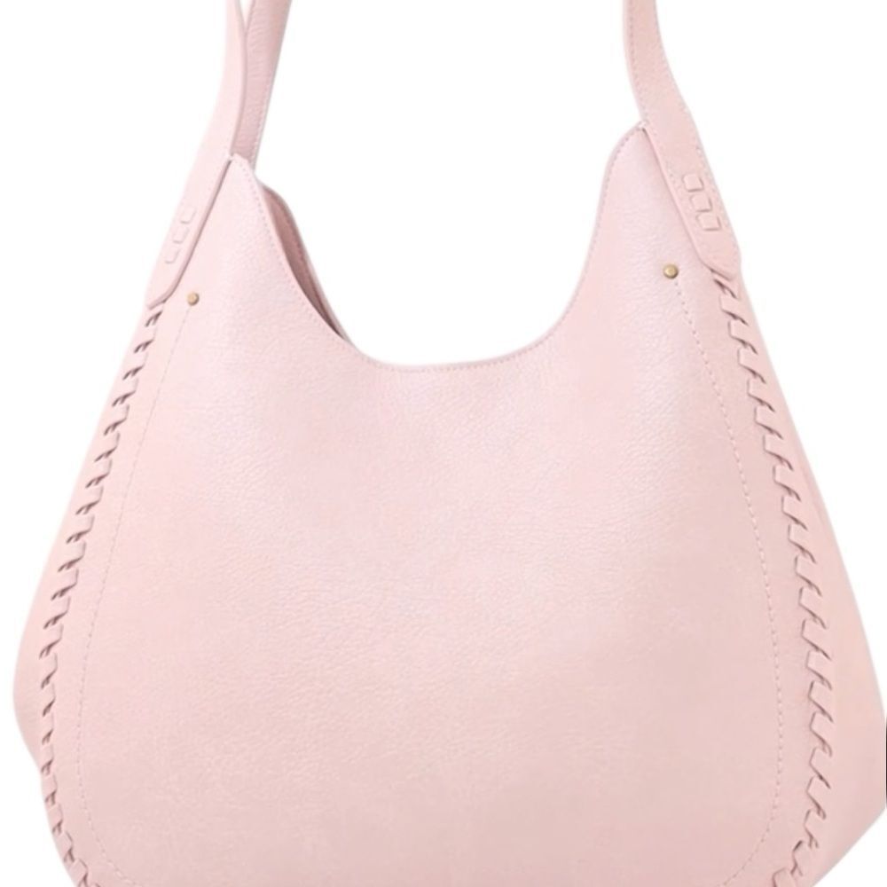 Style & Co Whip-Stitch Soft 4-Poster Tote Pink Women's Bag